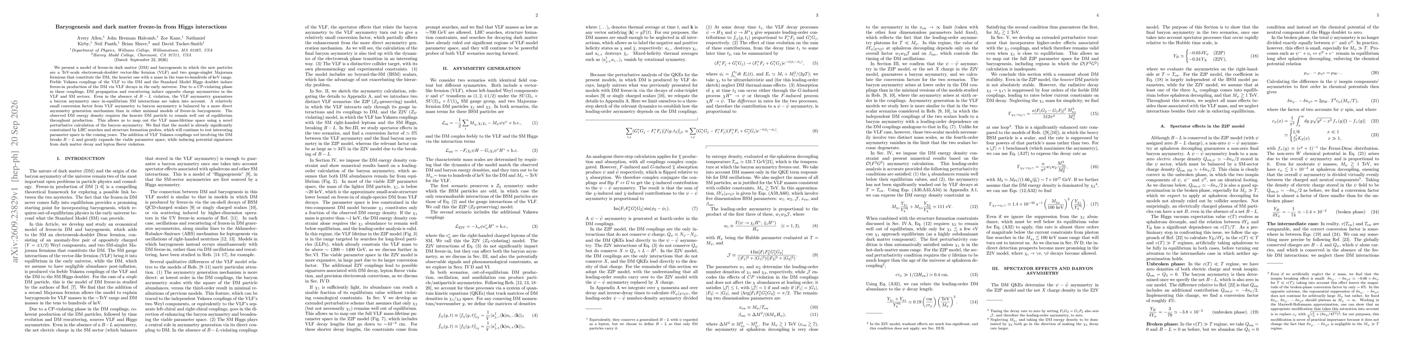Thumbnail for Baryogenesis and dark matter freeze-in from Higgs interactions