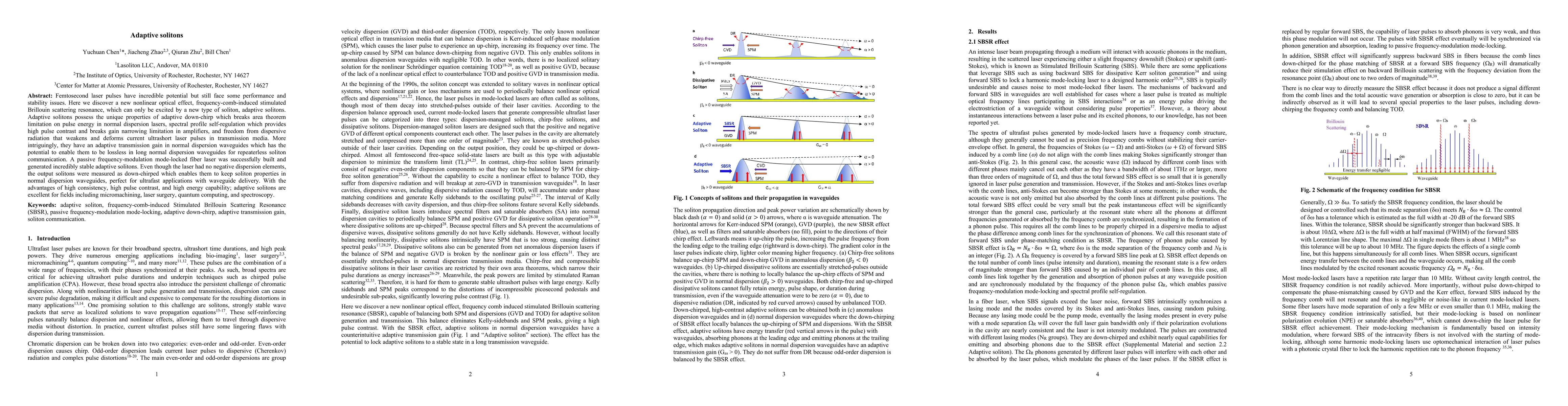 Thumbnail for Adaptive Solitons