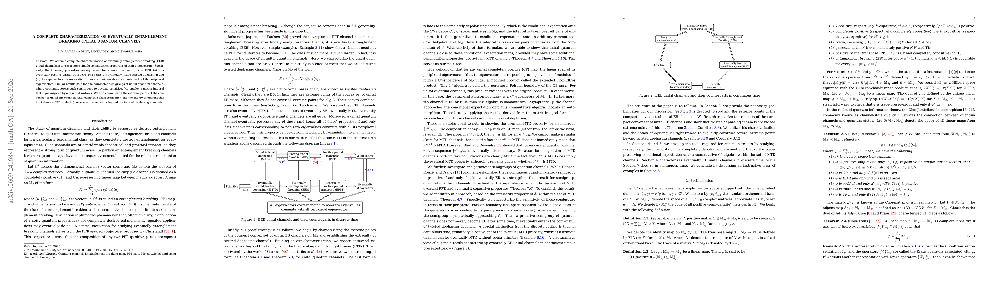 Thumbnail for A complete characterization of eventually entanglement breaking unital quantum channels