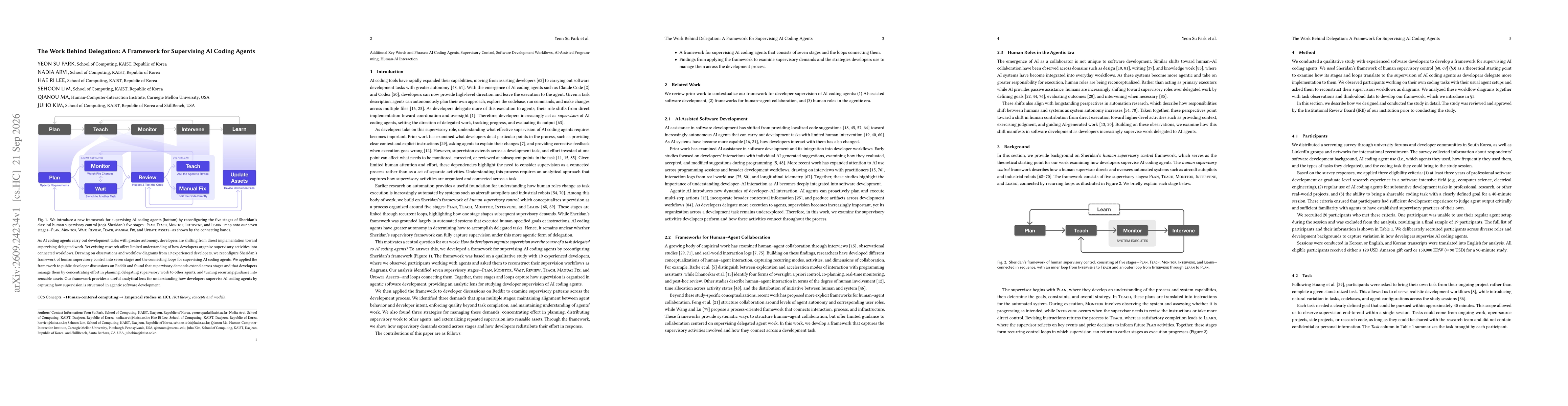 Thumbnail for The Work Behind Delegation: A Framework for Supervising AI Coding Agents