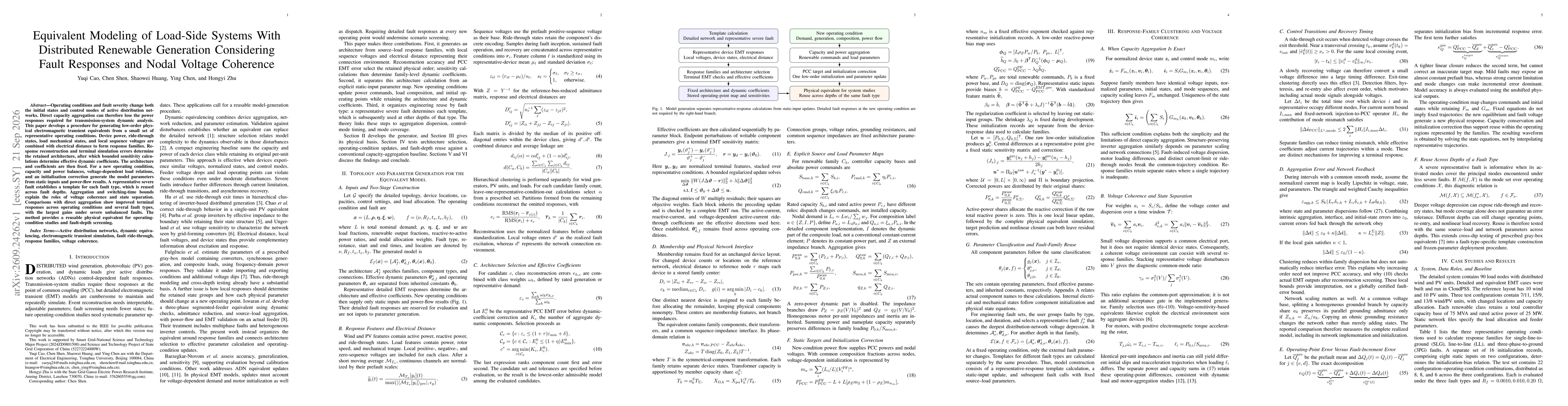 Thumbnail for Equivalent Modeling of Load-Side Systems With Distributed Renewable Generation Considering Fault Responses and Nodal Voltage Coherence