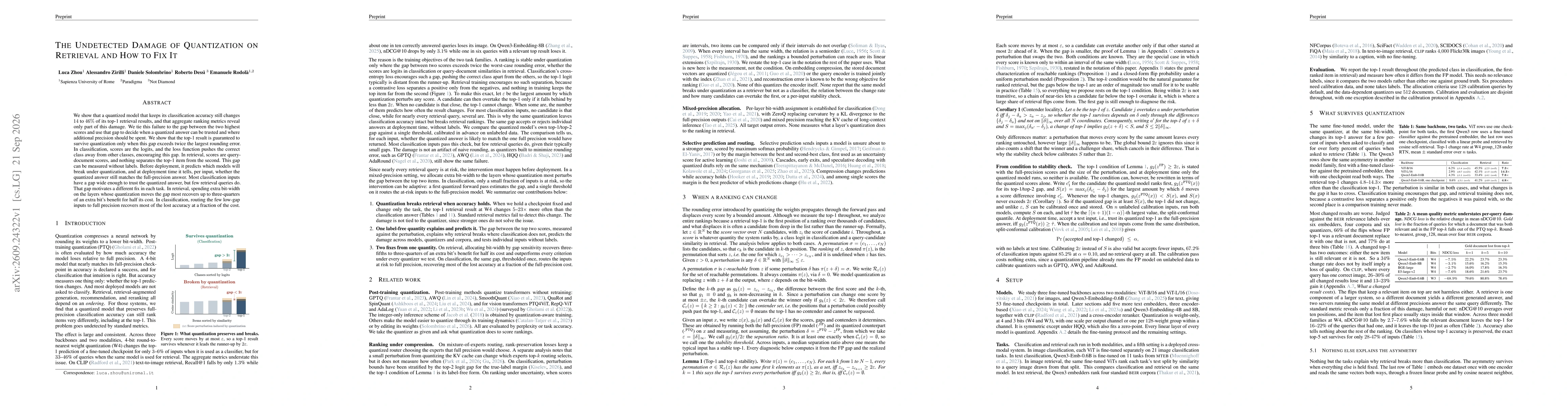 Thumbnail for The Undetected Damage of Quantization on Retrieval and How to Fix It