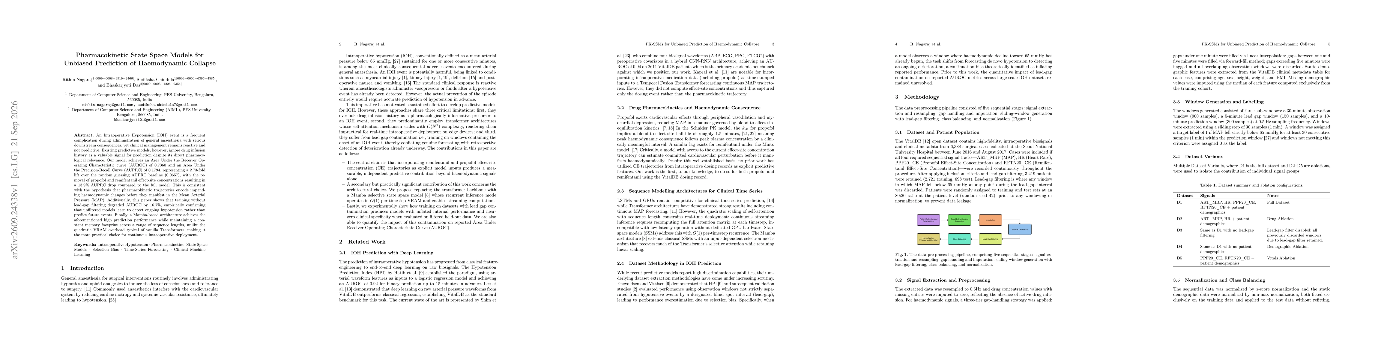 Thumbnail for Pharmacokinetic State Space Models for Unbiased Prediction of Haemodynamic Collapse