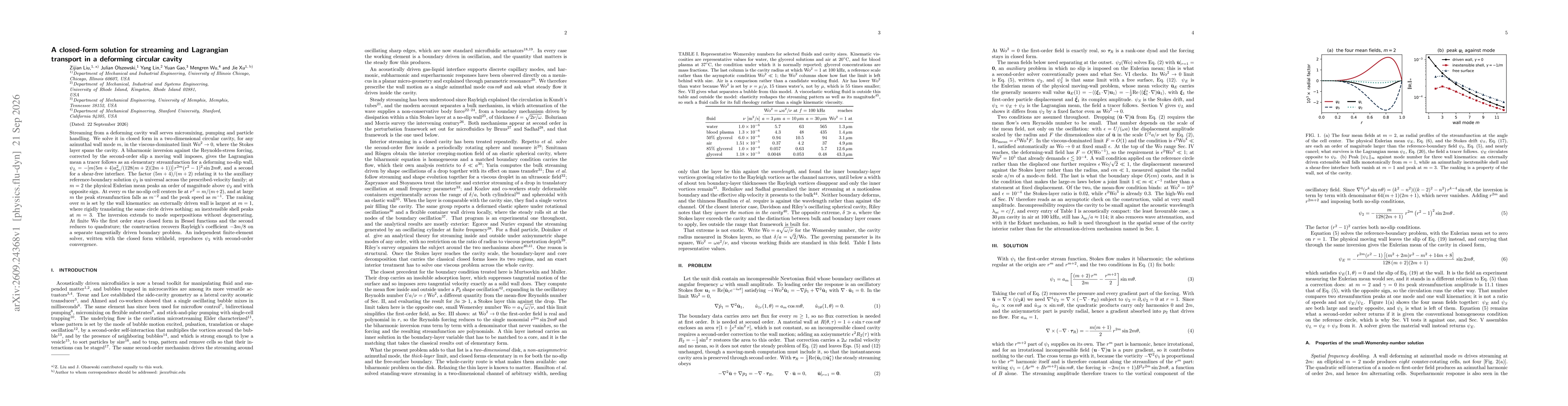 Thumbnail for A closed-form solution for streaming and Lagrangian transport in a deforming circular cavity
