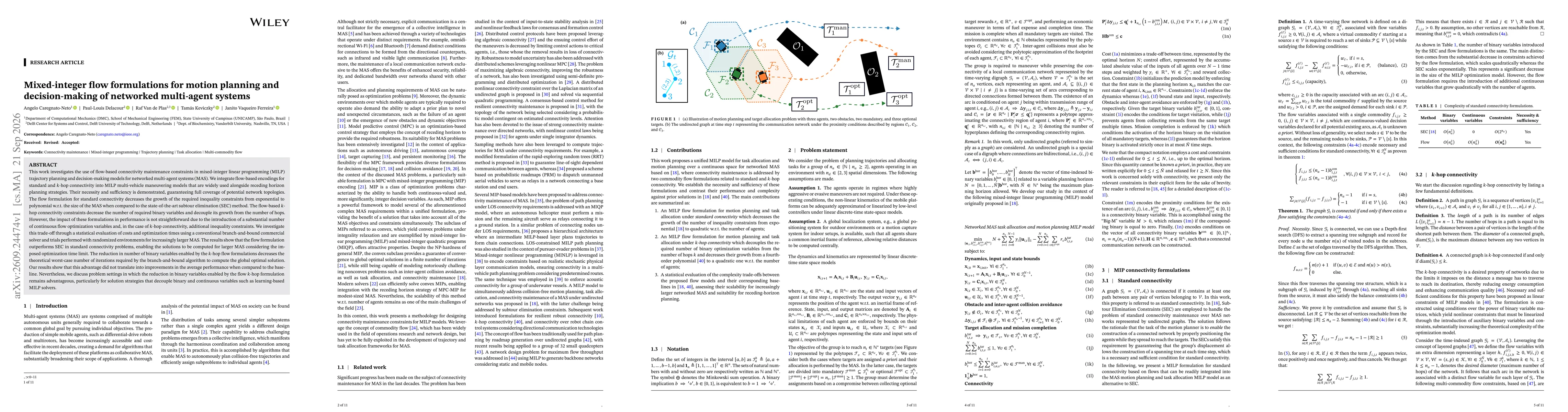 Thumbnail for Mixed-integer flow formulations for motion planning and decision-making of networked multi-agent systems