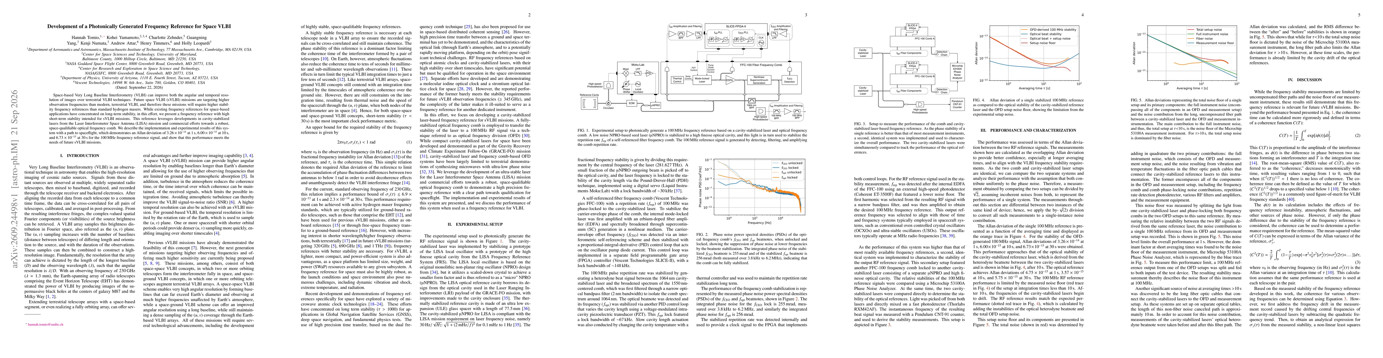 Thumbnail for Development of a Photonically Generated Frequency Reference for Space VLBI