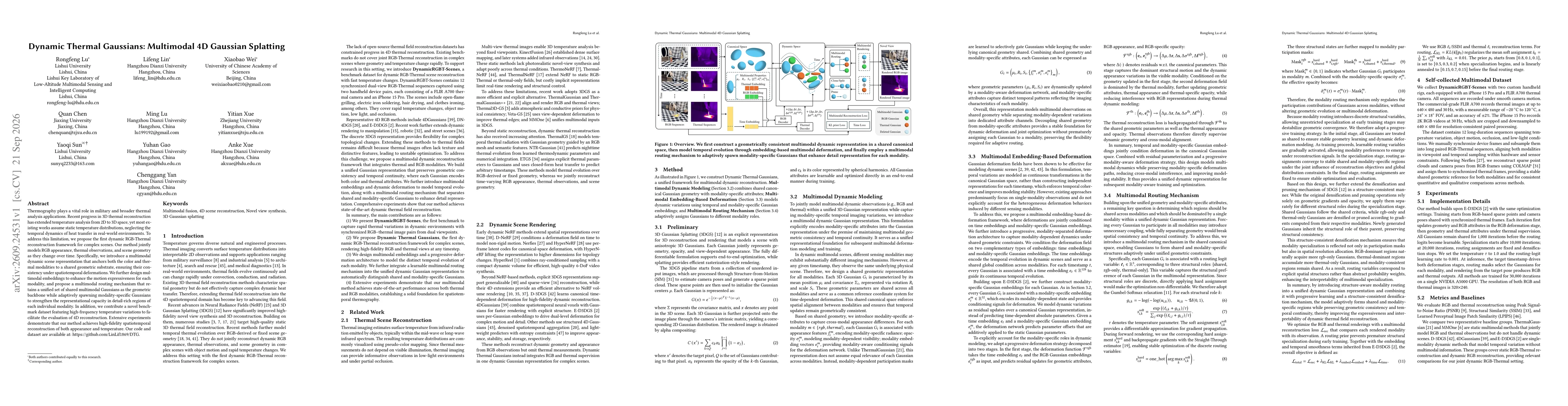 Thumbnail for Dynamic Thermal Gaussians: Multimodal 4D Gaussian Splatting