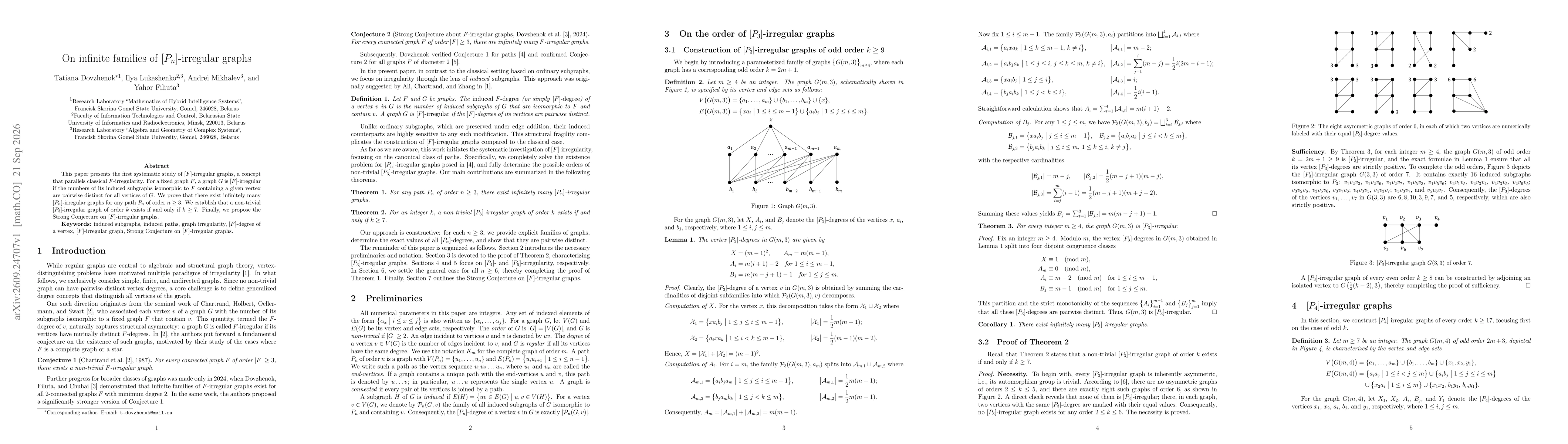 Thumbnail for On infinite families of $[P_n]$-irregular graphs