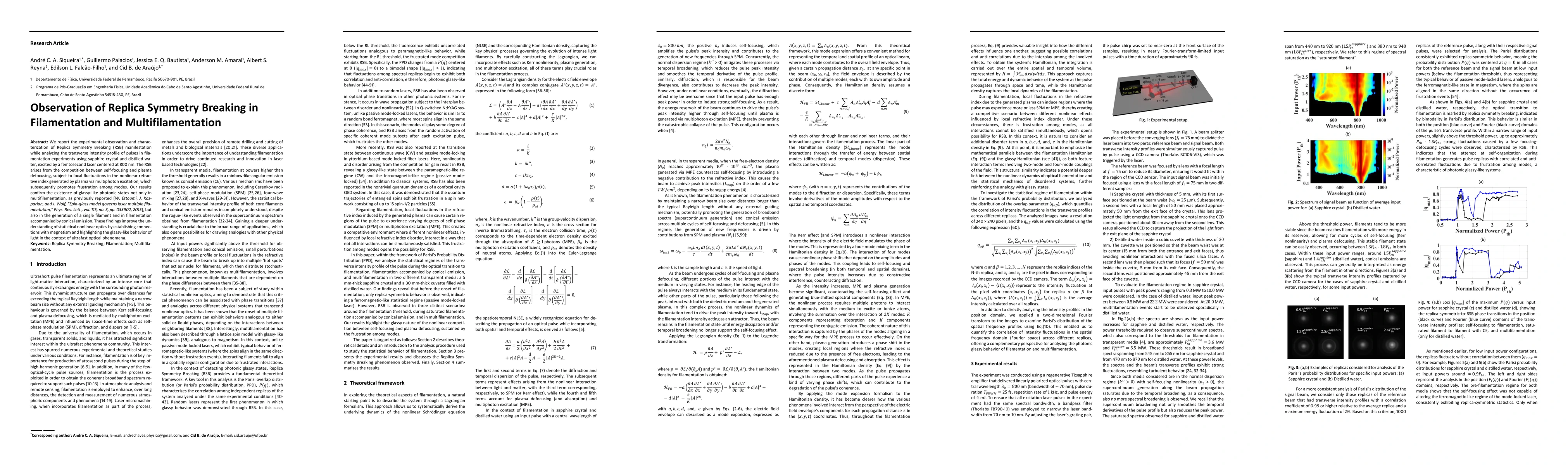 Thumbnail for Observation of Replica Symmetry Breaking in Filamentation and Multifilamentation