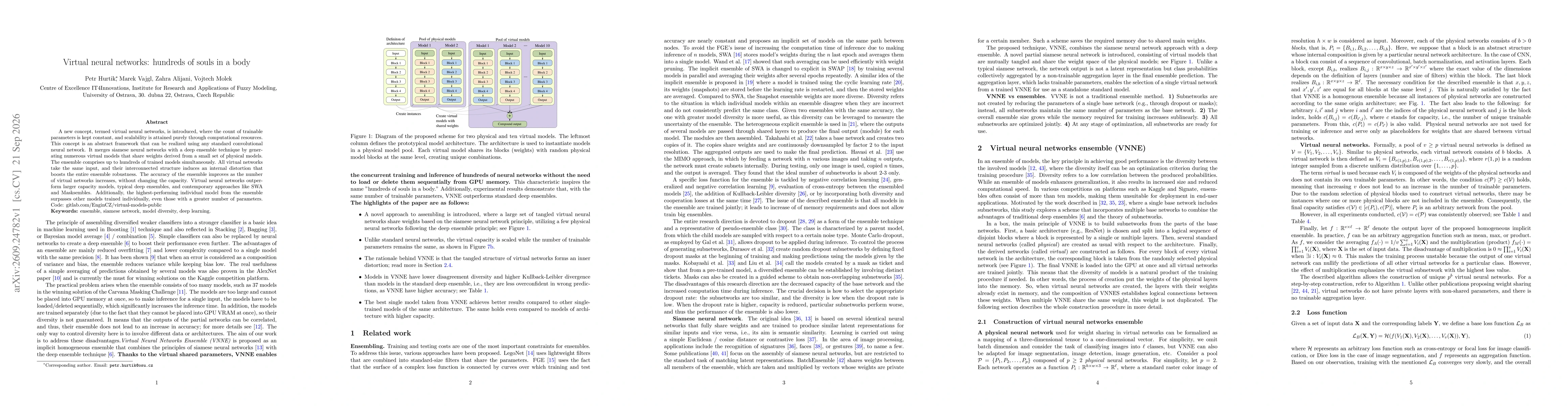 Thumbnail for Virtual neural networks: hundreds of souls in a body
