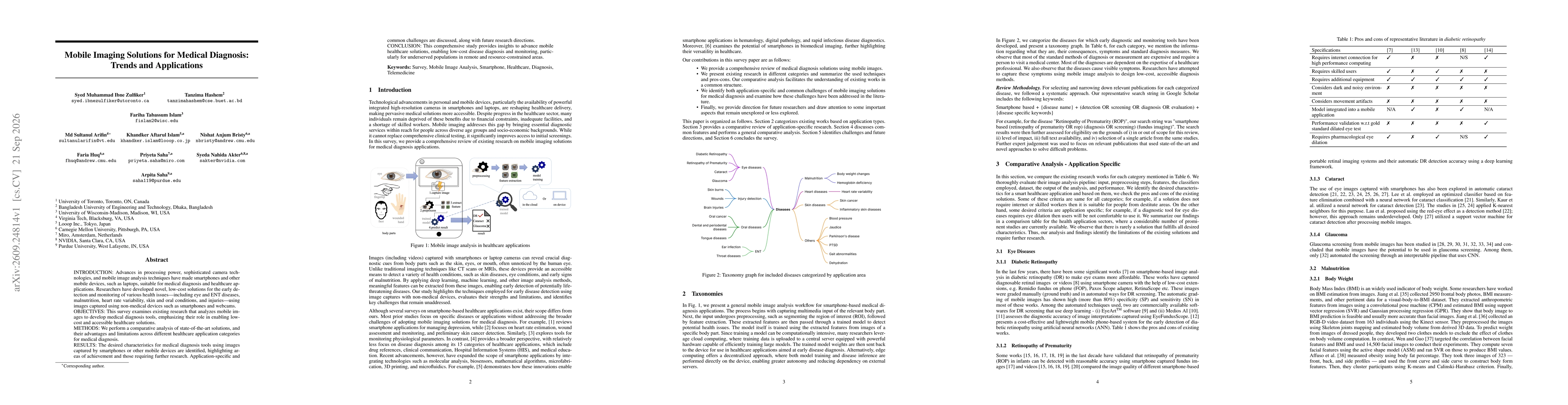 Thumbnail for Mobile Imaging Solutions for Medical Diagnosis: Trends and Applications