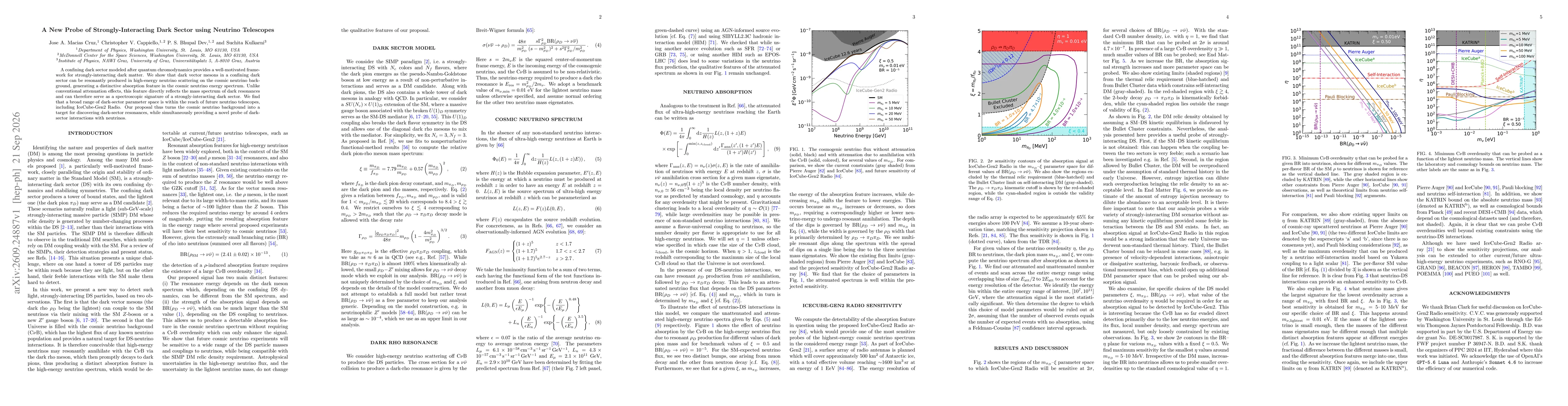 Thumbnail for A New Probe of Strongly-Interacting Dark Sector using Neutrino Telescopes