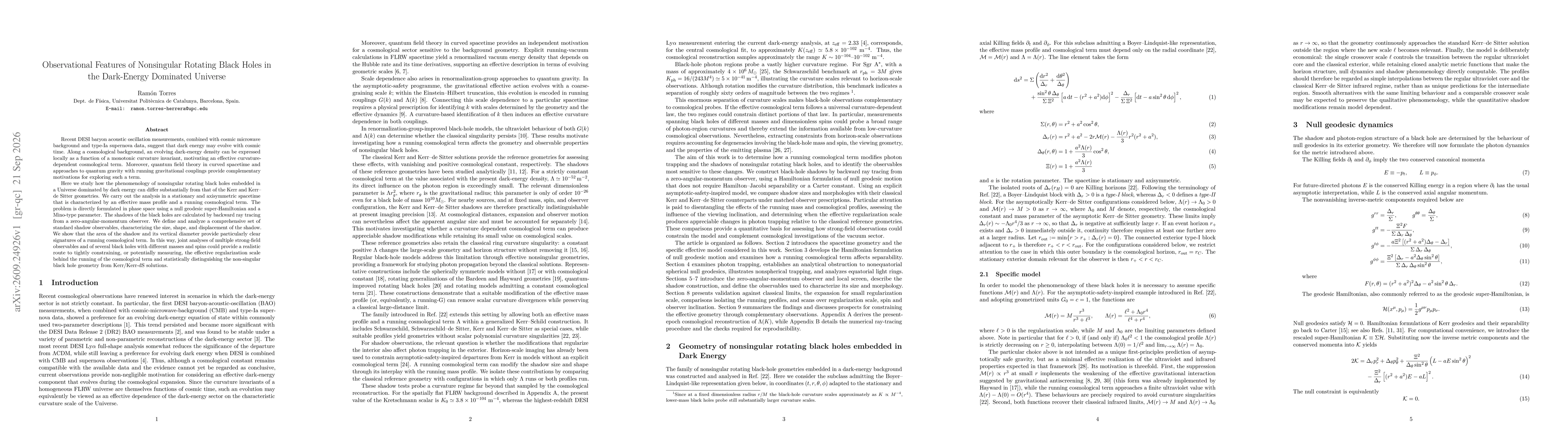 Thumbnail for Observational Features of Nonsingular Rotating Black Holes in the Dark-Energy Dominated Universe
