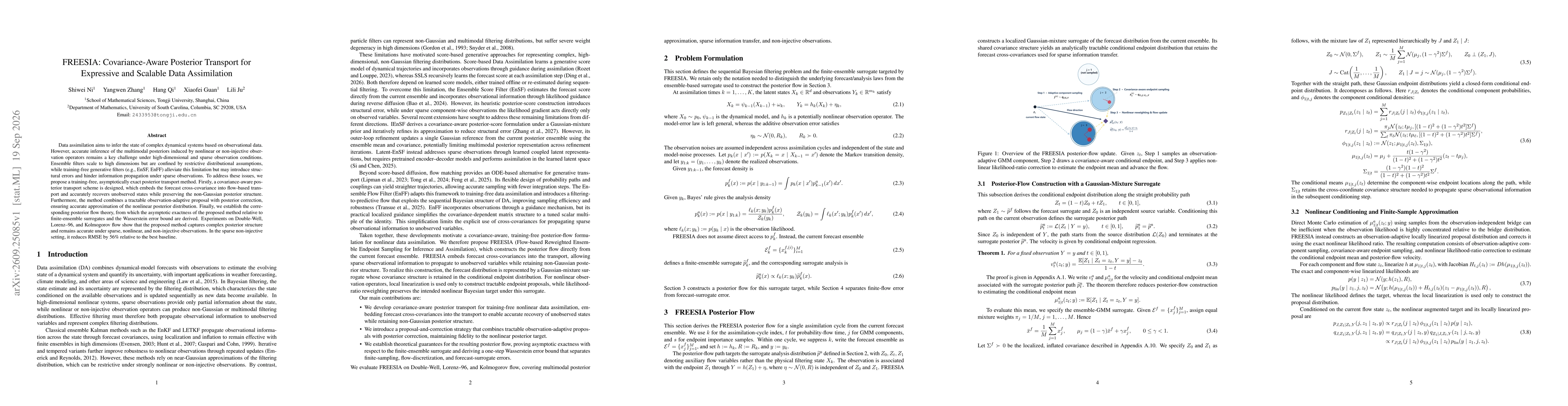 Thumbnail for FREESIA: Covariance-Aware Posterior Transport for Expressive and Scalable Data Assimilation