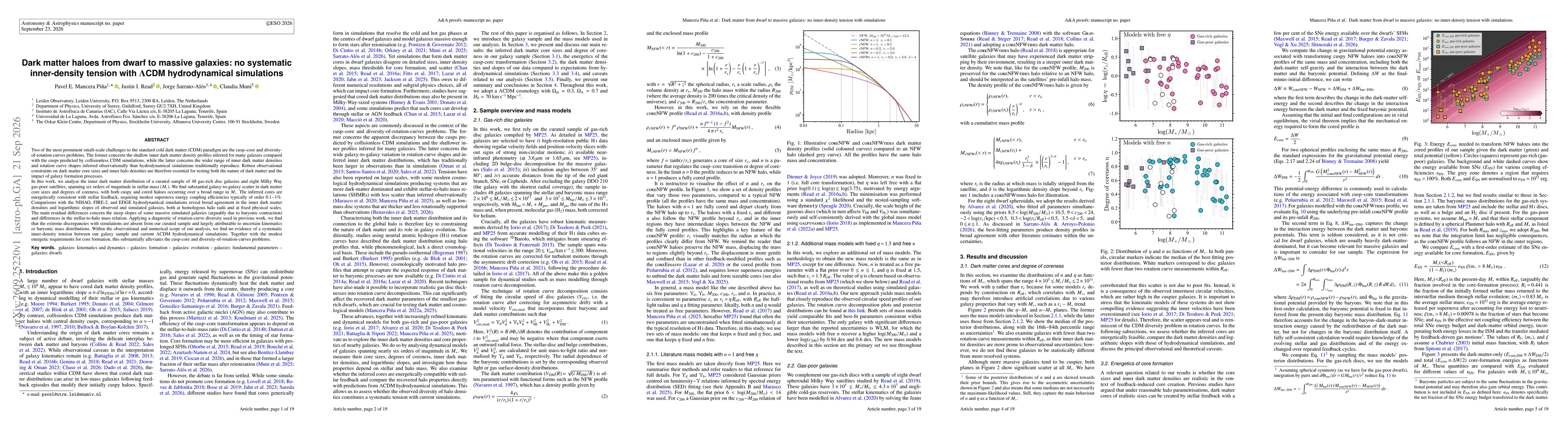 Thumbnail for Dark matter haloes from dwarf to massive galaxies: no systematic inner-density tension with ΛCDM hydrodynamical simulations
