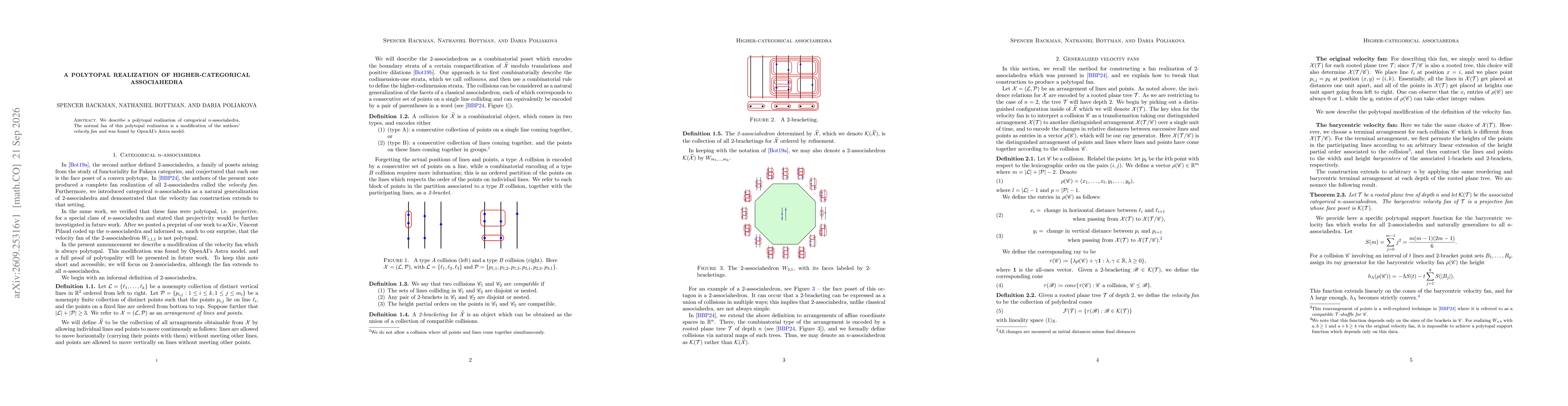 Thumbnail for A Polytopal Realization of Higher-Categorical Associahedra