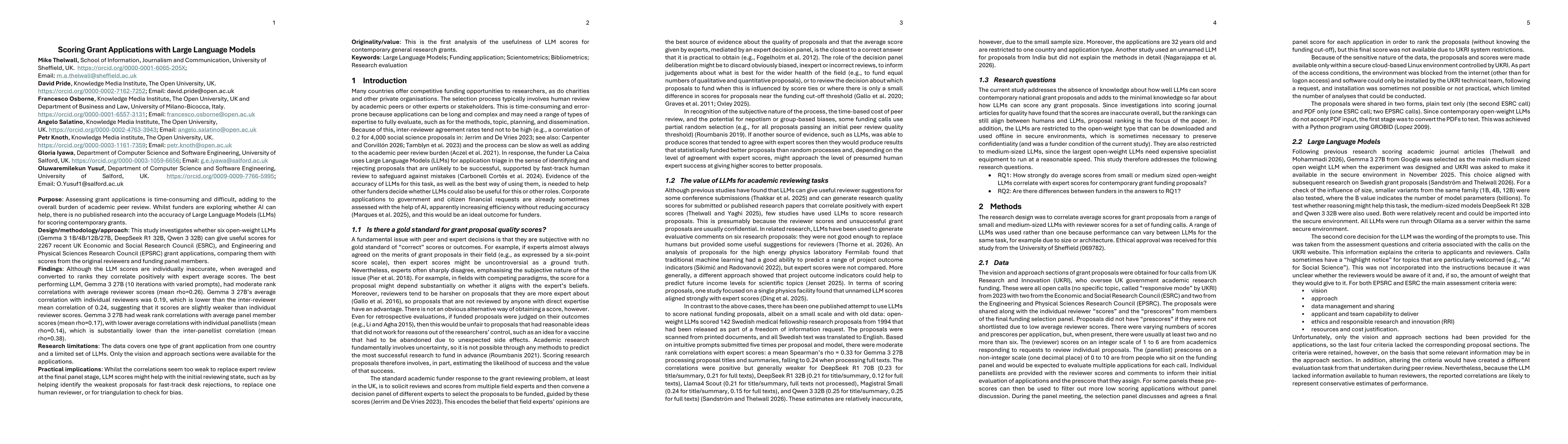 Thumbnail for Scoring Grant Applications with Large Language Models