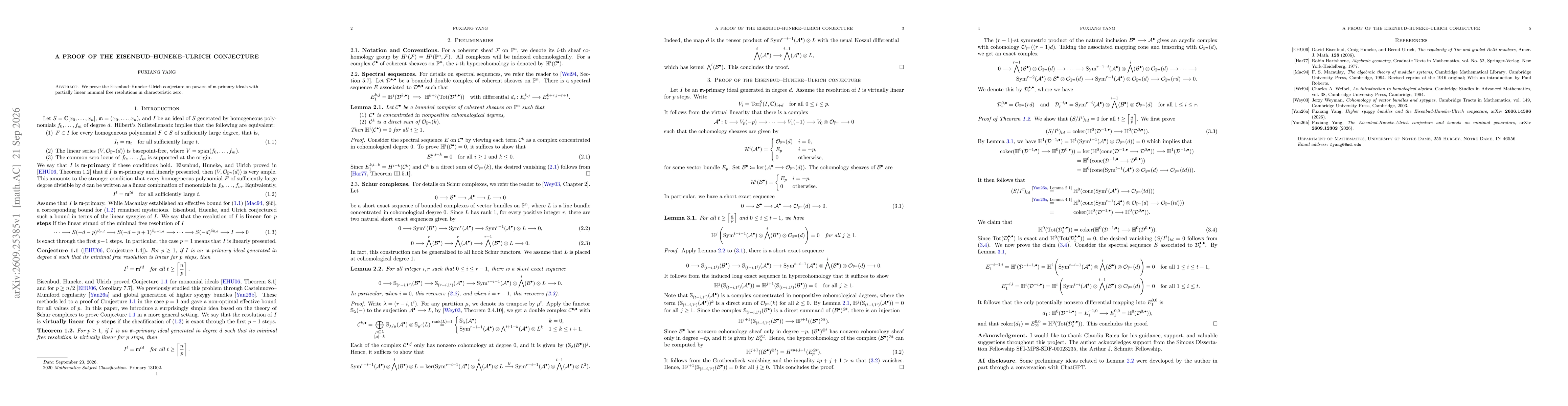 Thumbnail for A proof of the Eisenbud-Huneke-Ulrich conjecture