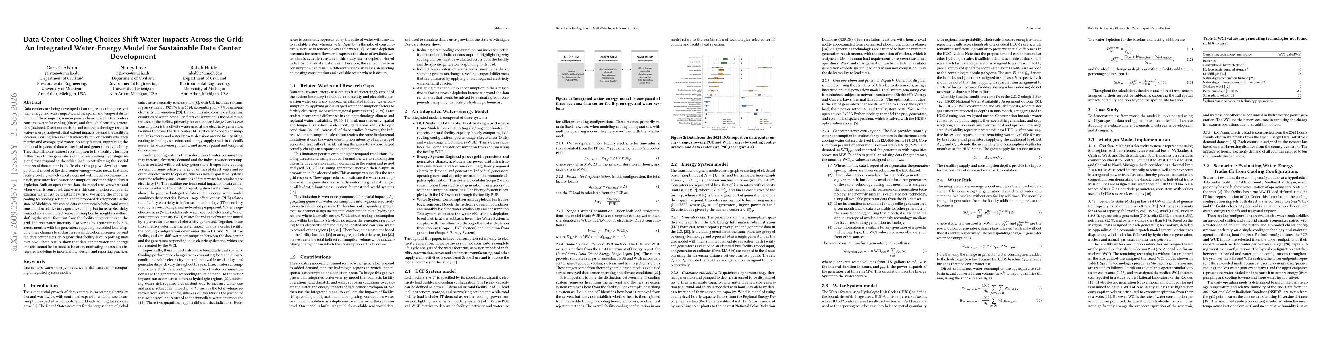 Thumbnail for Data center cooling choices shift water impacts across the grid: An integrated water-energy model for sustainable data center development