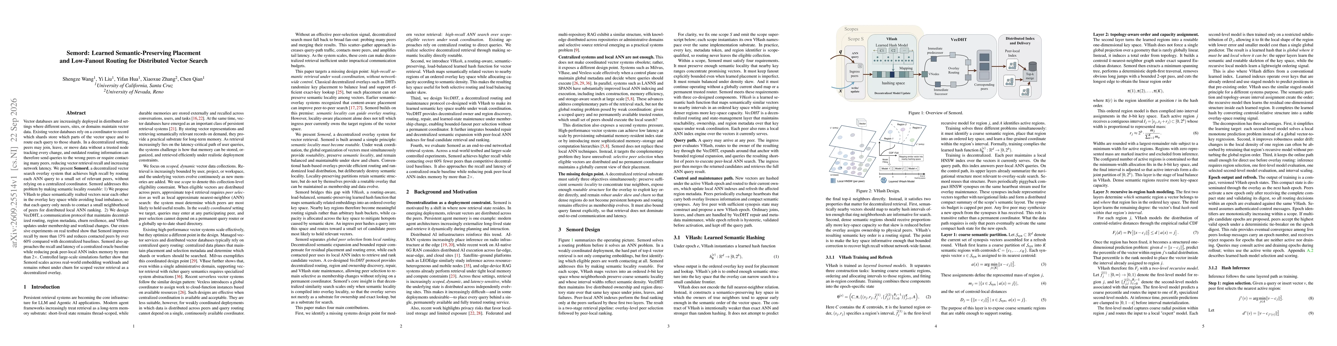 Thumbnail for Semord: Learned Semantic-Preserving Placement and Low-Fanout Routing for Distributed Vector Search
