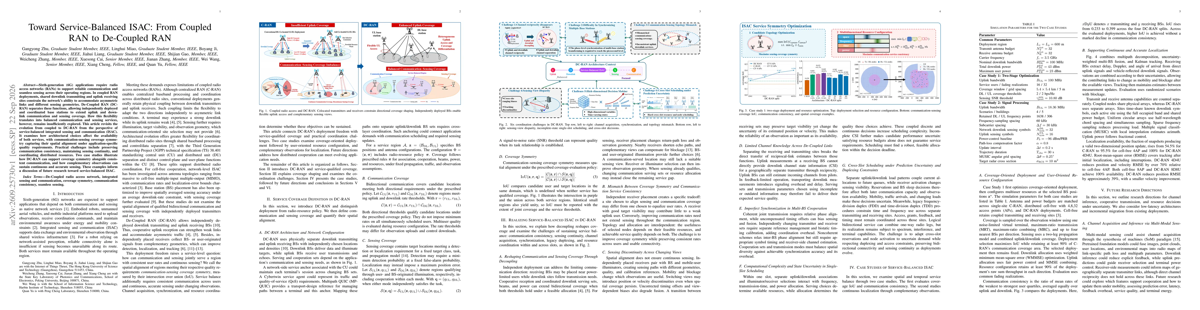 Thumbnail for Toward Service-Balanced ISAC: From Coupled RAN to De-Coupled RAN