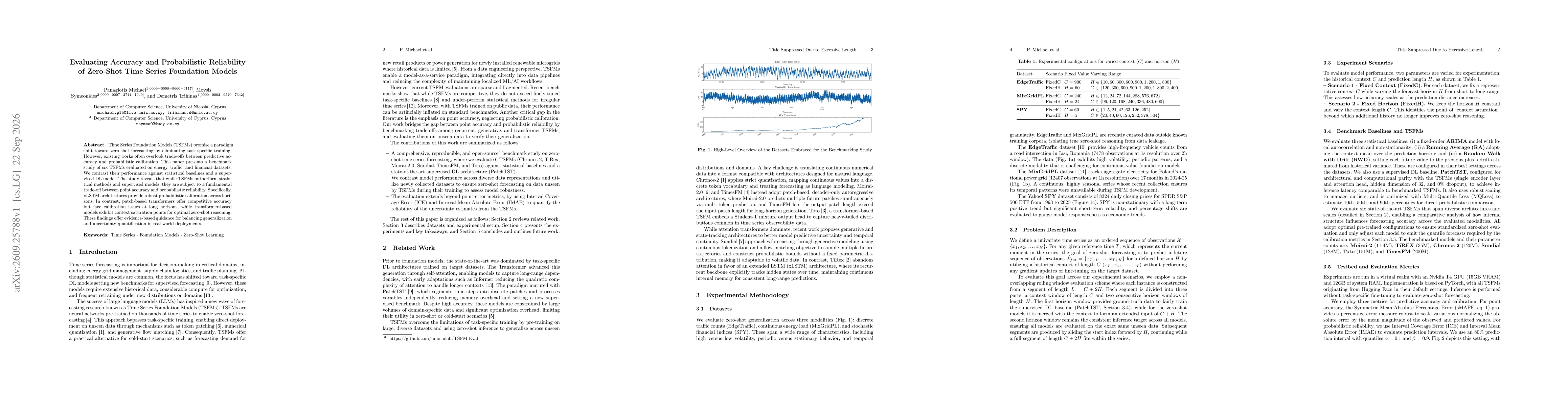 Thumbnail for Evaluating Accuracy and Probabilistic Reliability of Zero-Shot Time Series Foundation Models