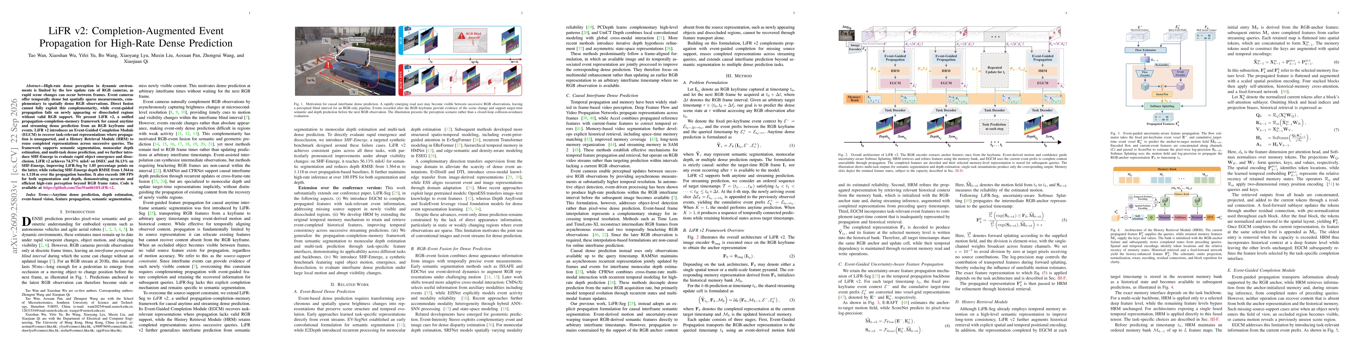 Thumbnail for LiFR v2: Completion-Augmented Event Propagation for High-Rate Dense Prediction