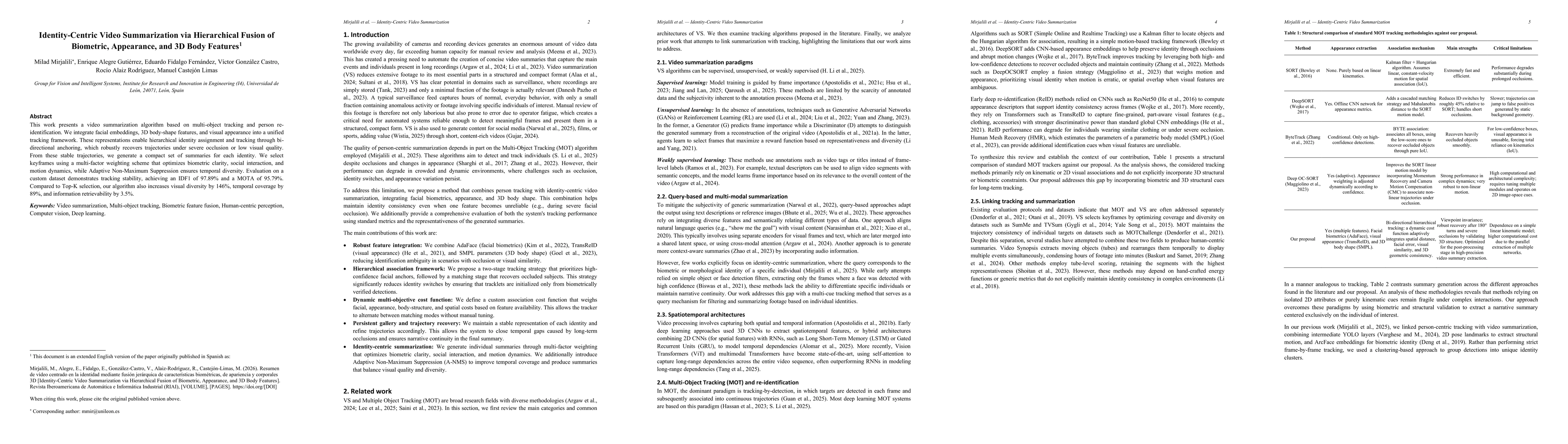 Thumbnail for Identity-Centric Video Summarization via Hierarchical Fusion of Biometric, Appearance, and 3D Body Features