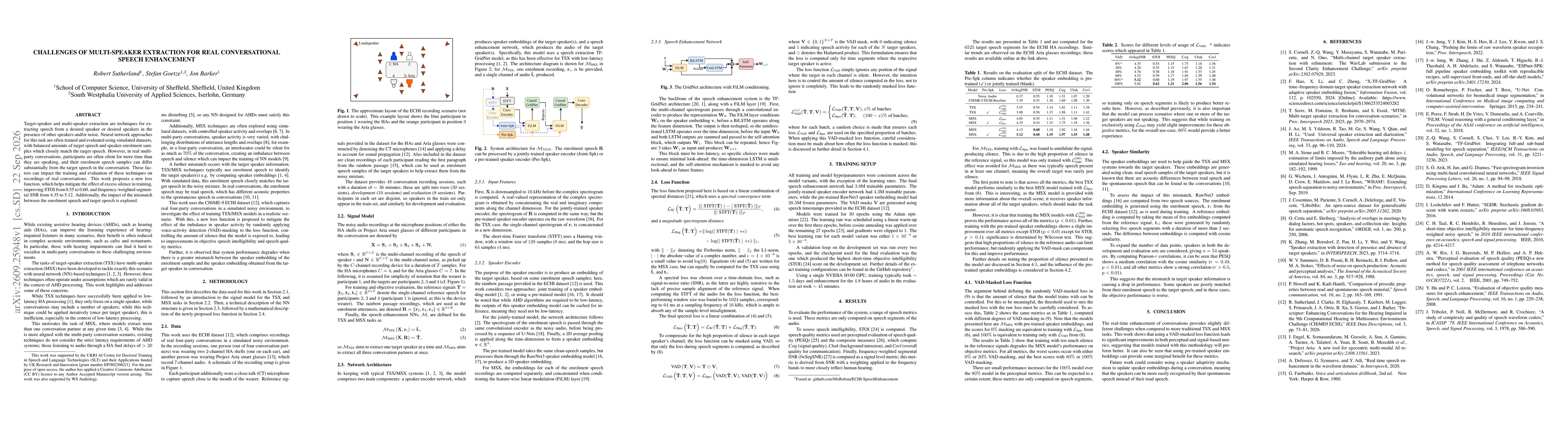 Thumbnail for Challenges of Multi-Speaker Extraction for Real Conversational Speech Enhancement