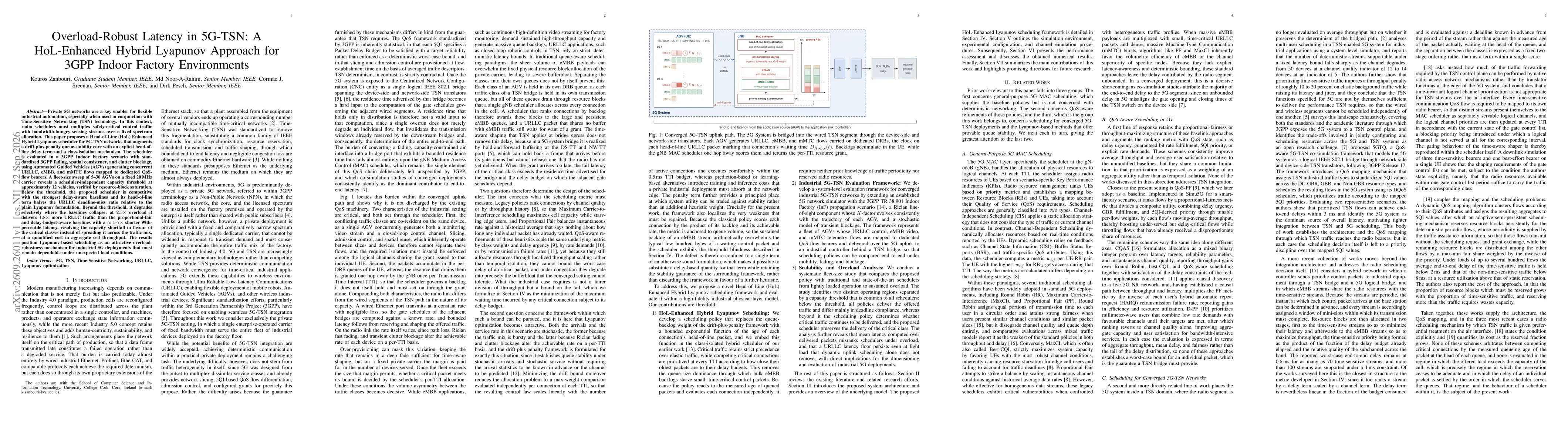 Thumbnail for Overload-Robust Latency in 5G-TSN: A HoL-Enhanced Hybrid Lyapunov Approach for 3GPP Indoor Factory Environments