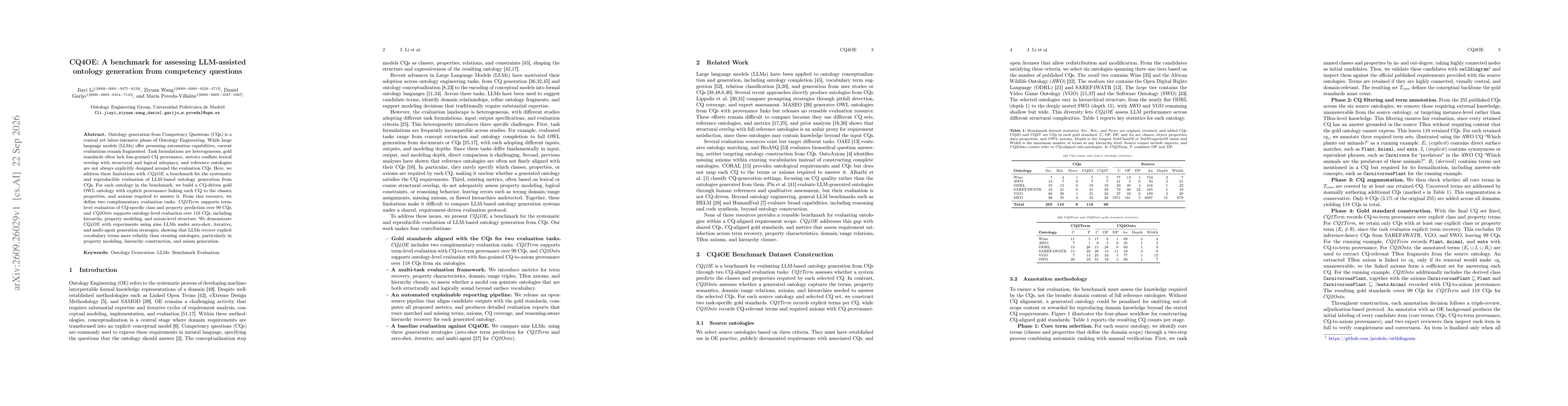 Thumbnail for CQ4OE: A benchmark for assessing LLM-assisted ontology generation from competency questions