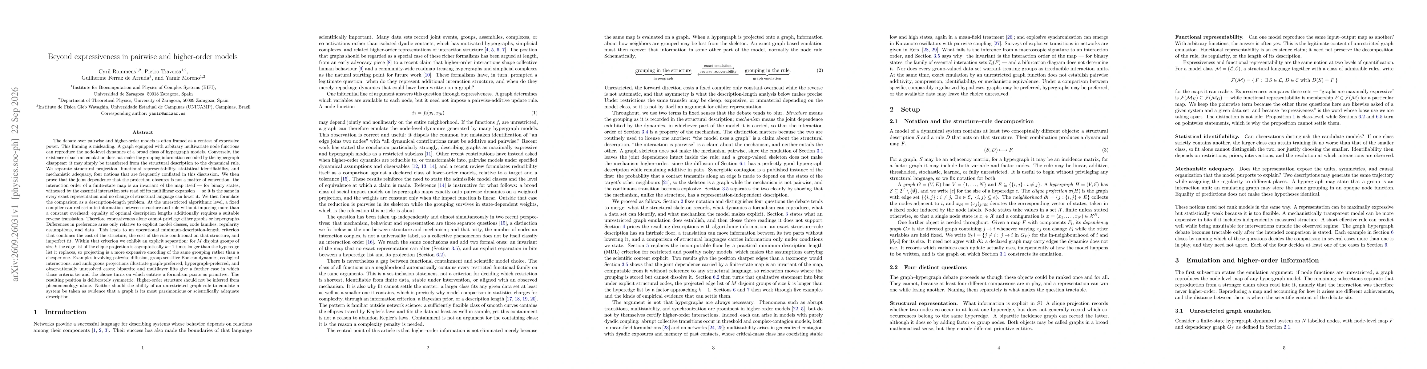 Thumbnail for Beyond expressiveness in pairwise and higher-order models