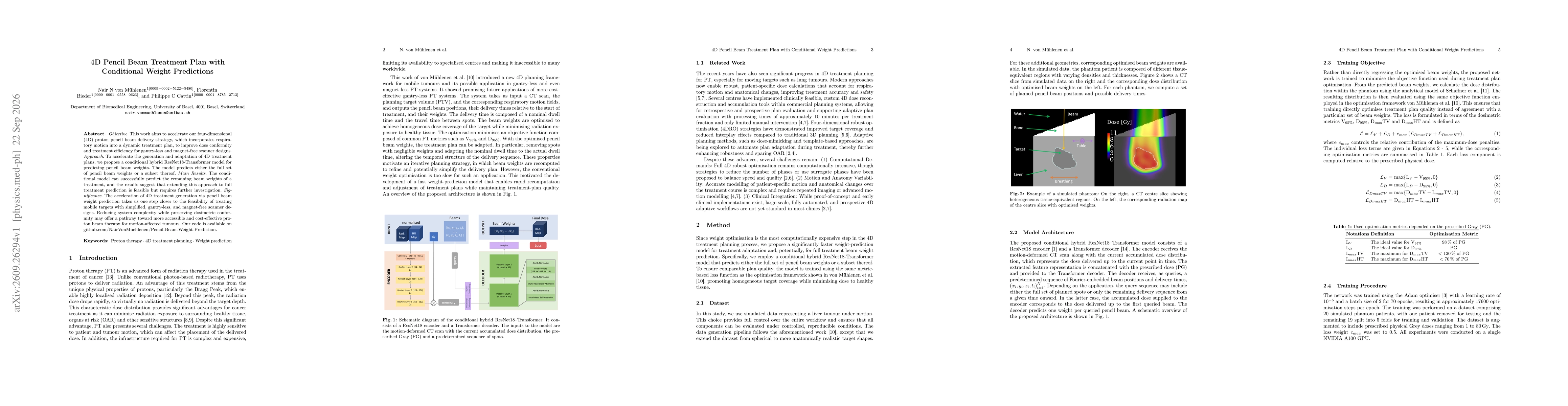 Thumbnail for 4D Pencil Beam Treatment Plan with Conditional Weight Predictions
