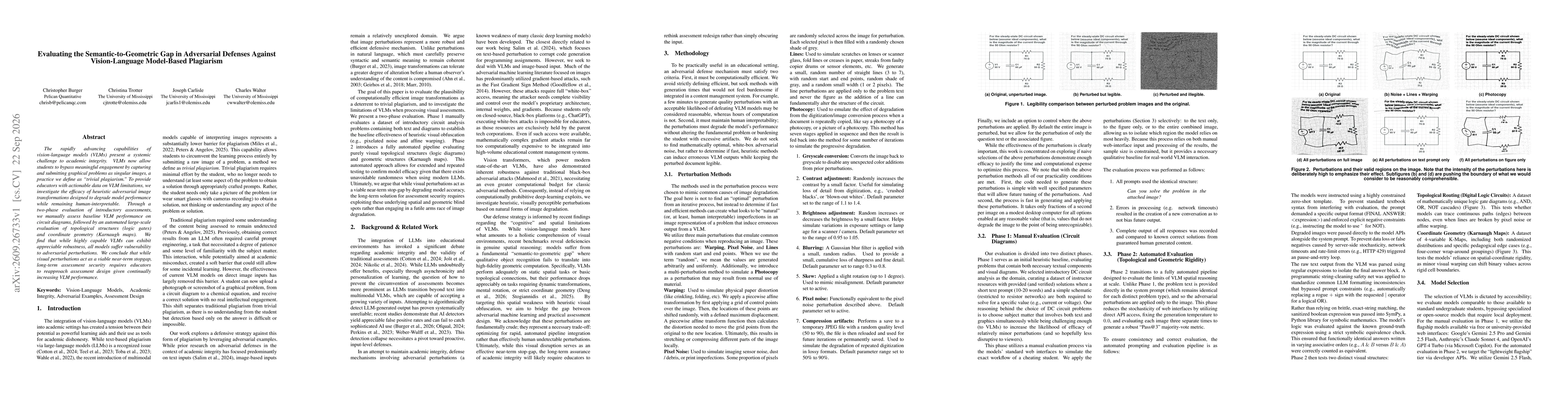 Thumbnail for Evaluating the Semantic-to-Geometric Gap in Adversarial Defenses Against Vision-Language Model-Based Plagiarism