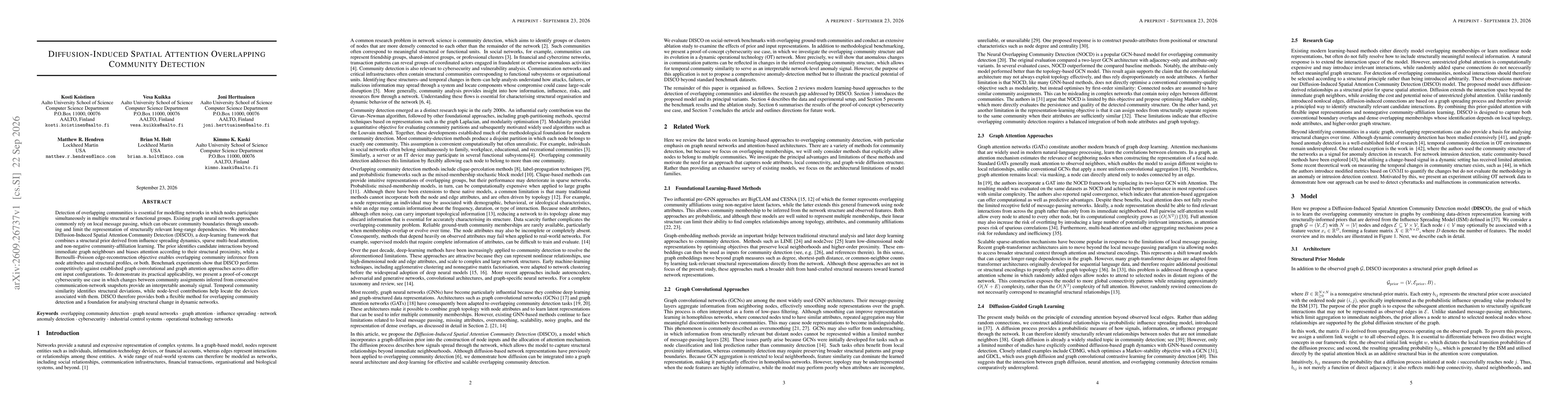 Thumbnail for Diffusion-Induced Spatial Attention Overlapping Community Detection