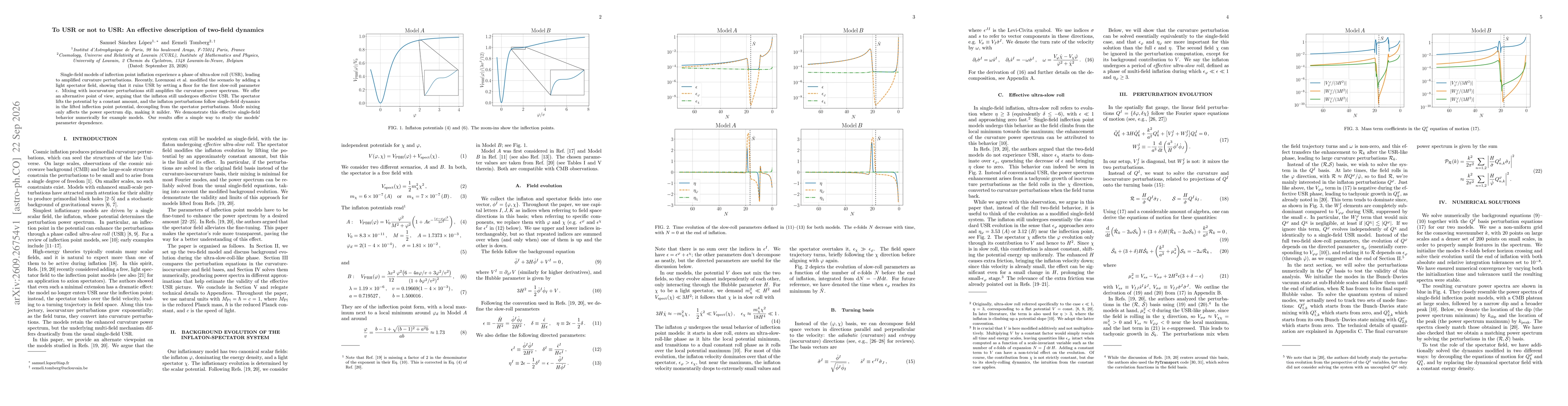 Thumbnail for To USR or not to USR: An effective description of two-field dynamics