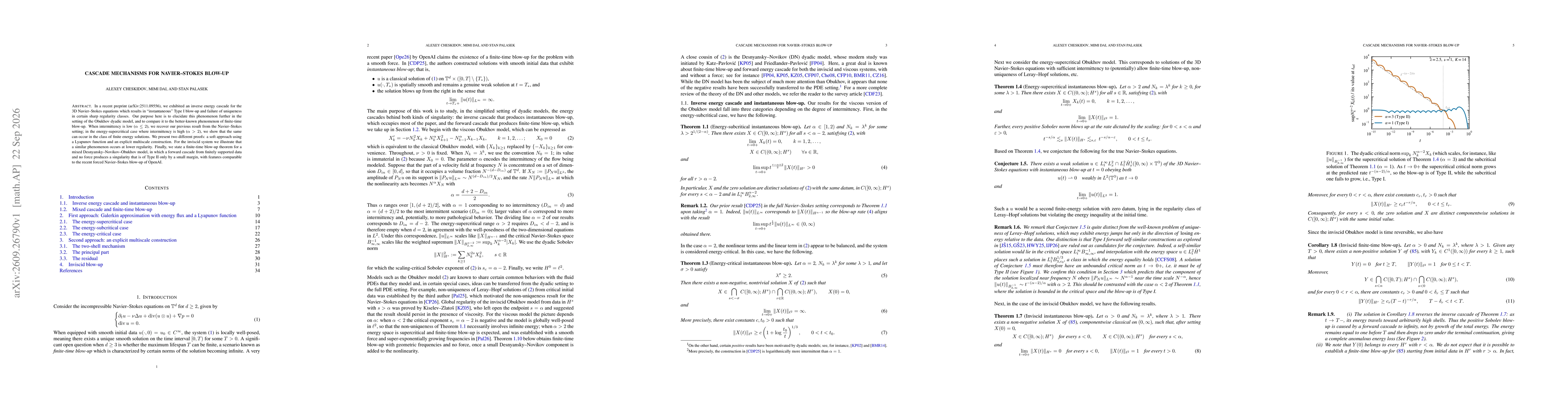 Thumbnail for Cascade mechanisms for Navier-Stokes blow-up