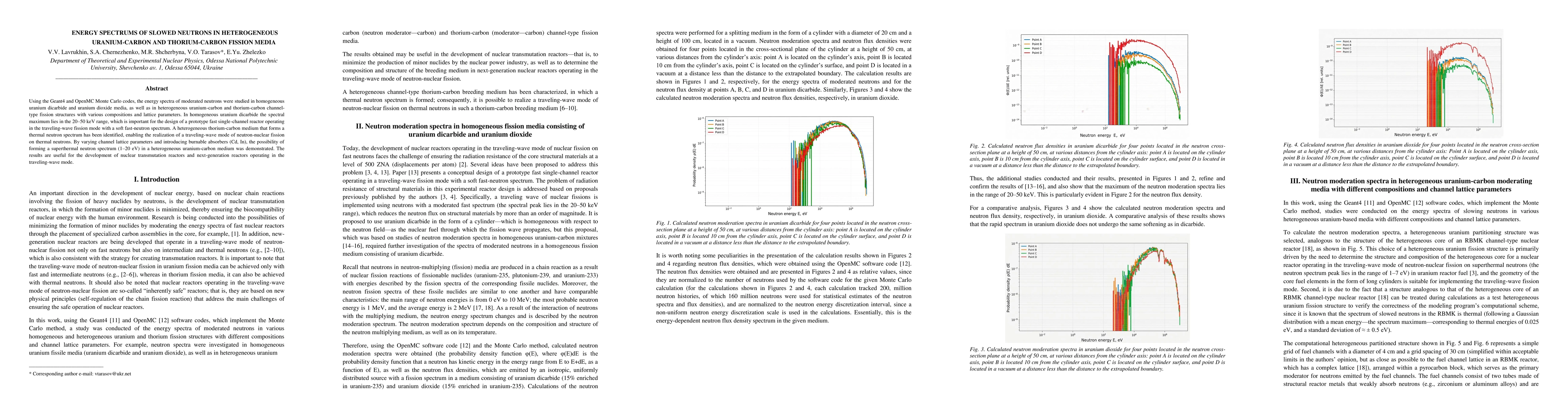 Thumbnail for Energy spectrums of slowed neutrons in heterogeneous uranium-carbon and thorium-carbon fission media
