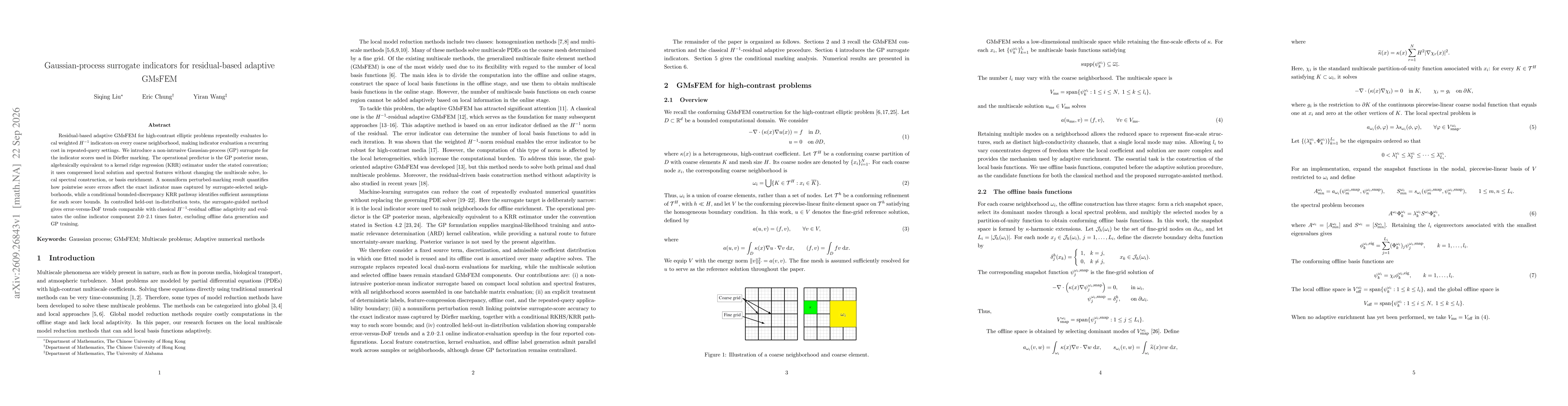 Thumbnail for Gaussian-process surrogate indicators for residual-based adaptive GMsFEM