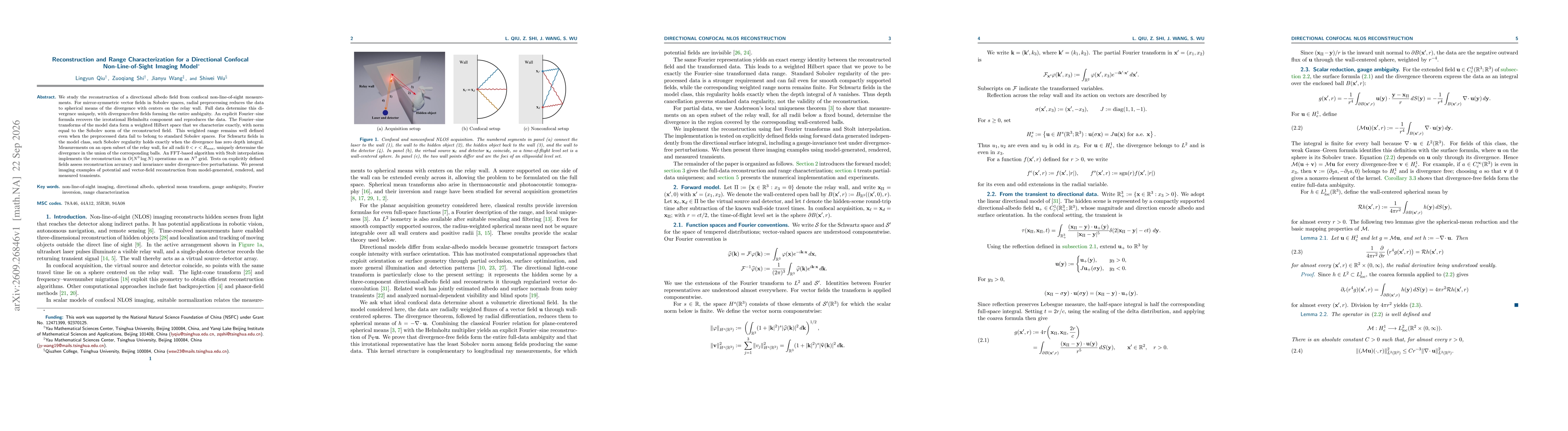 Thumbnail for Reconstruction and Range Characterization for a Directional Confocal Non-Line-of-Sight Imaging Model