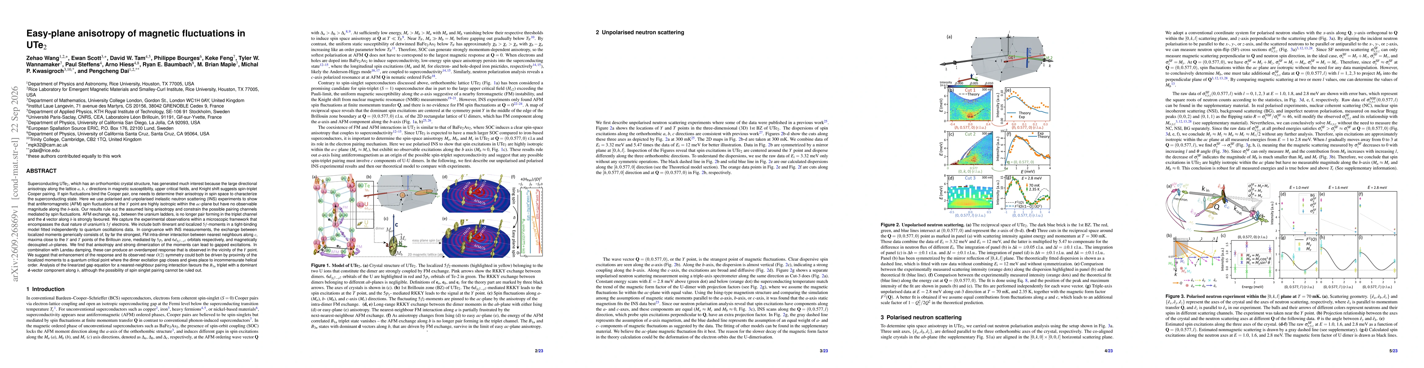 Thumbnail for Easy-plane anisotropy of magnetic fluctuations in UTe2