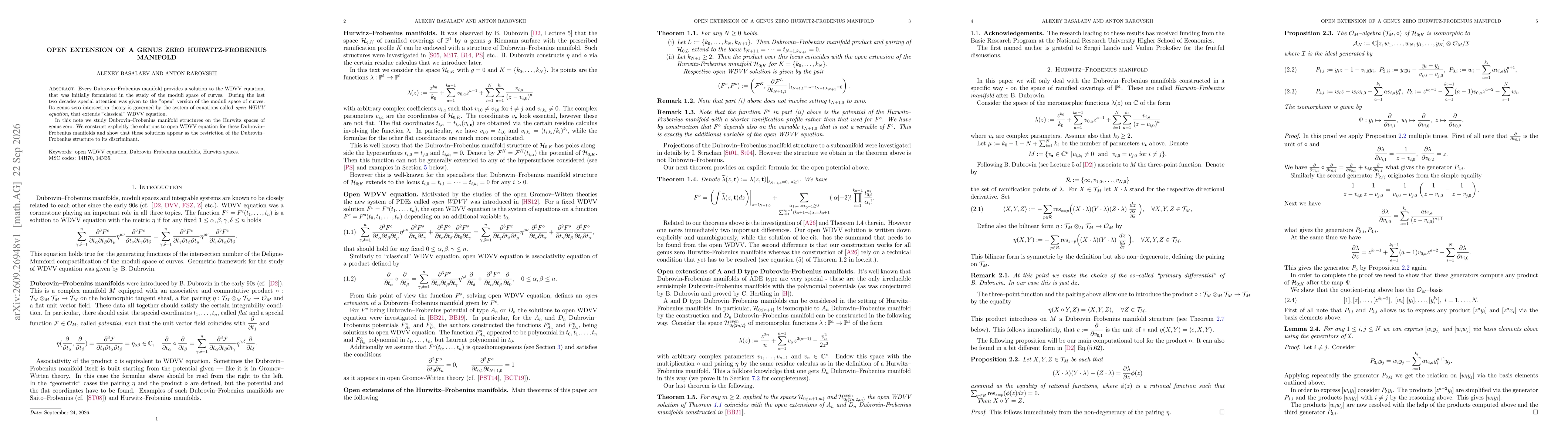 Thumbnail for Open extension of a genus zero Hurwitz-Frobenius manifold