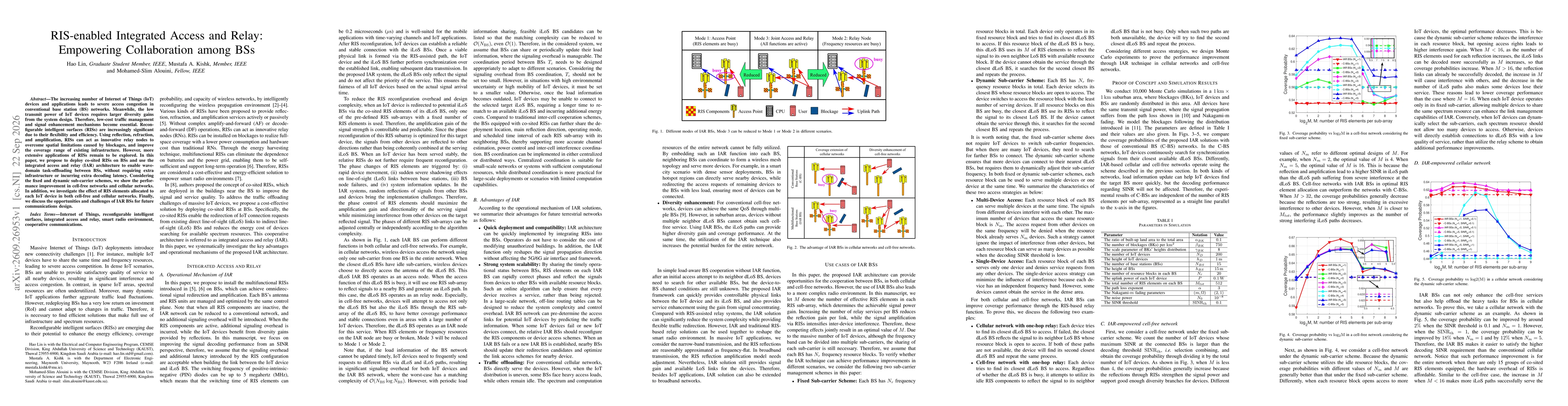 Thumbnail for RIS-Enabled Integrated Access and Relay: Empowering Collaboration Among BSs
