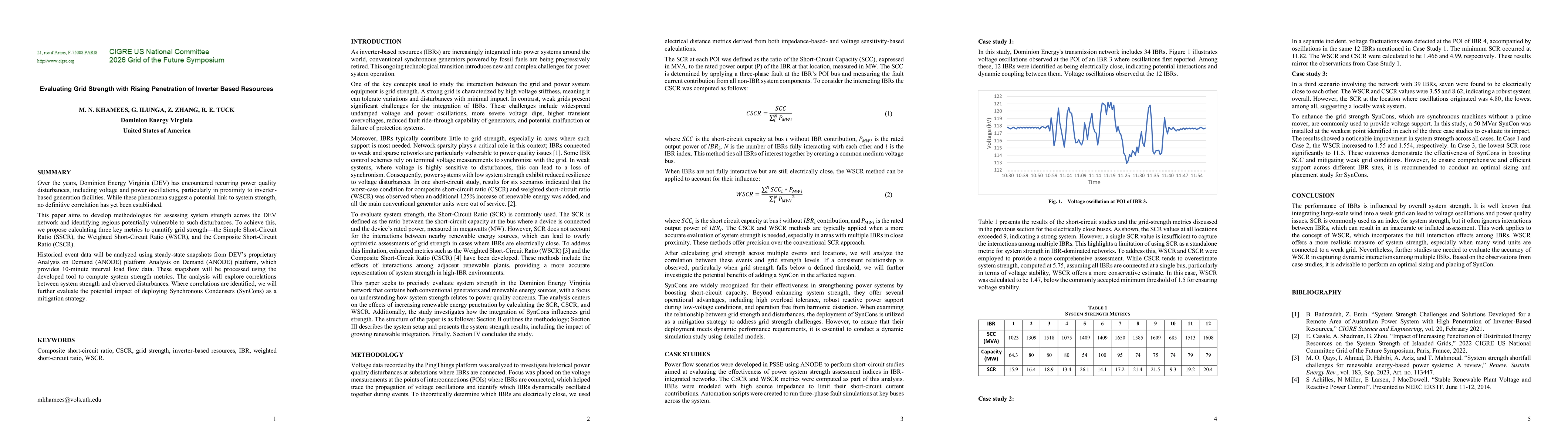 Thumbnail for Evaluating Grid Strength with Rising Penetration of Inverter Based Resources