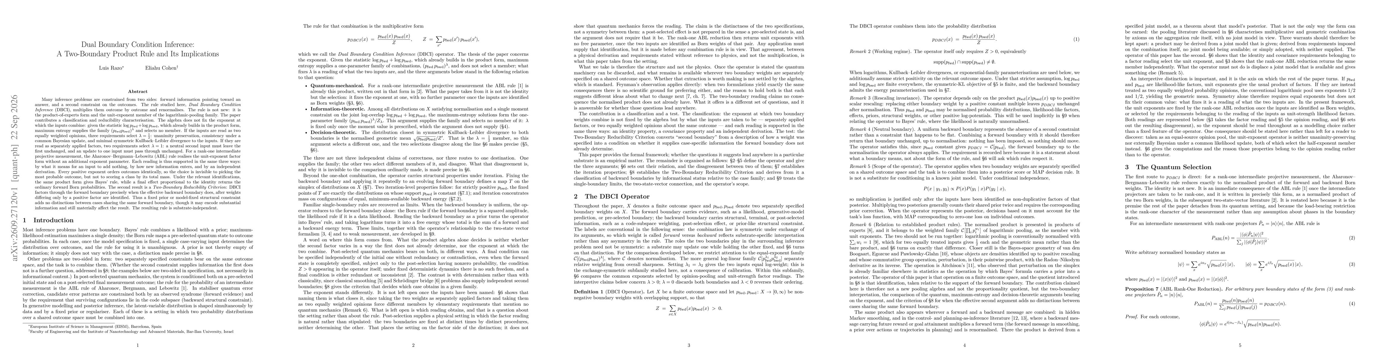 Thumbnail for Dual Boundary Condition Inference: A Two-Boundary Product Rule and Its Implications