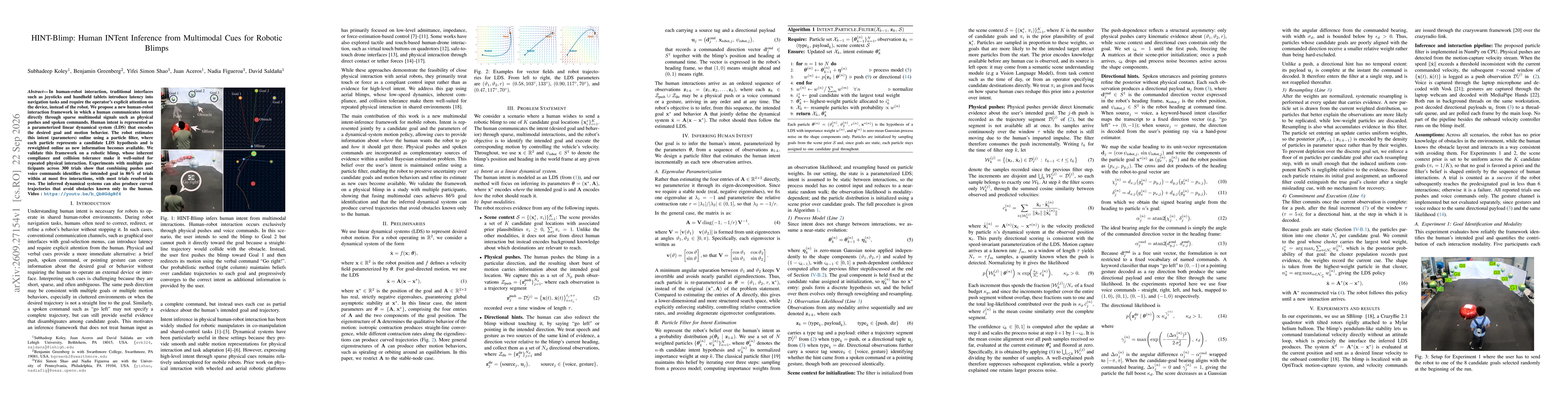 Thumbnail for HINT-Blimp: Human INTent Inference from Multimodal Cues for Robotic Blimps