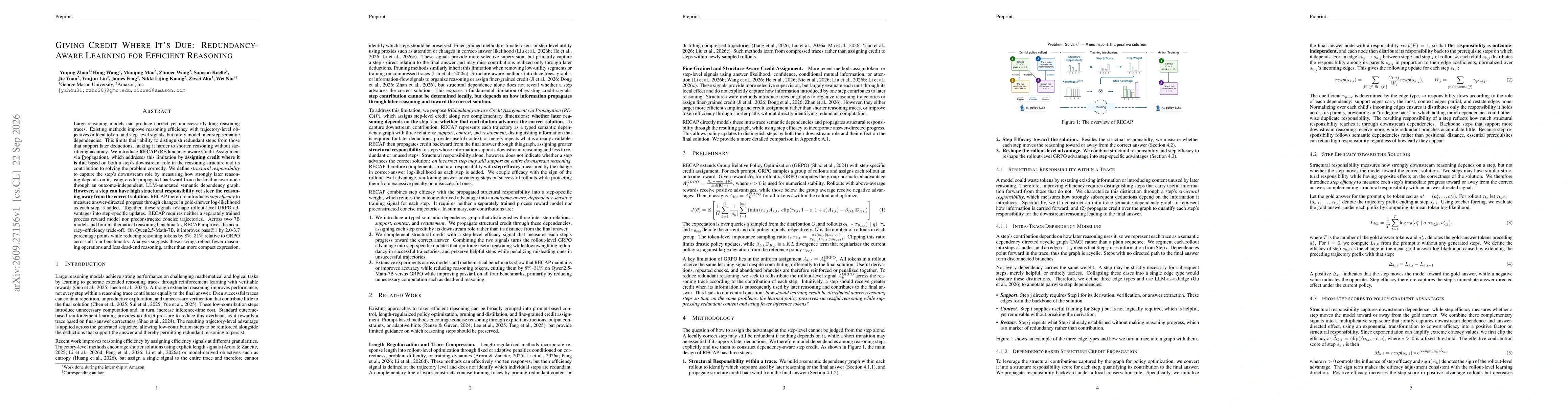 Thumbnail for Giving Credit Where It's Due: Redundancy-Aware Learning for Efficient Reasoning