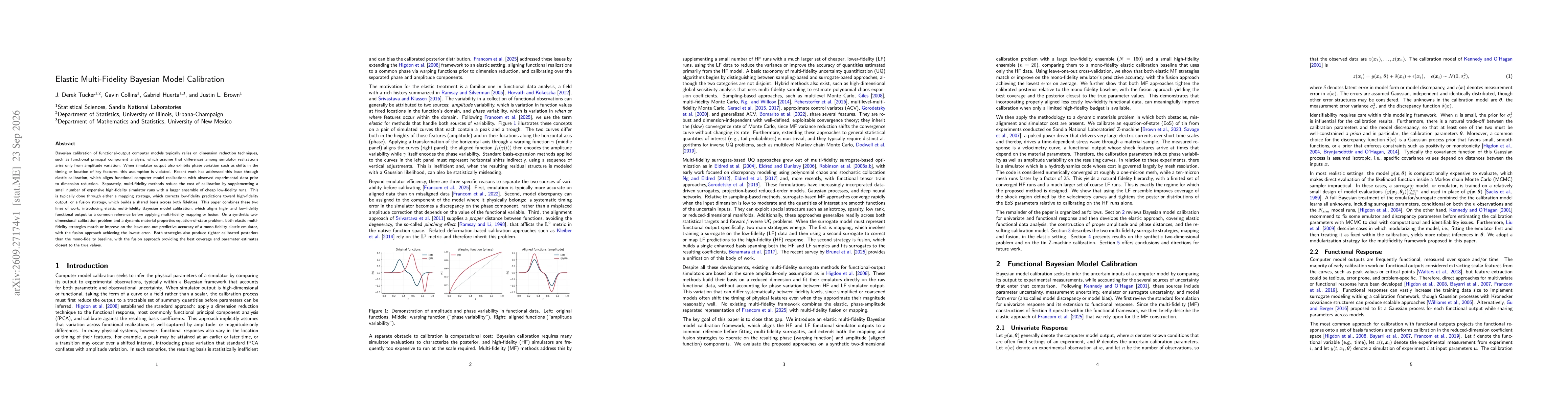 Thumbnail for Elastic Multi-Fidelity Bayesian Model Calibration