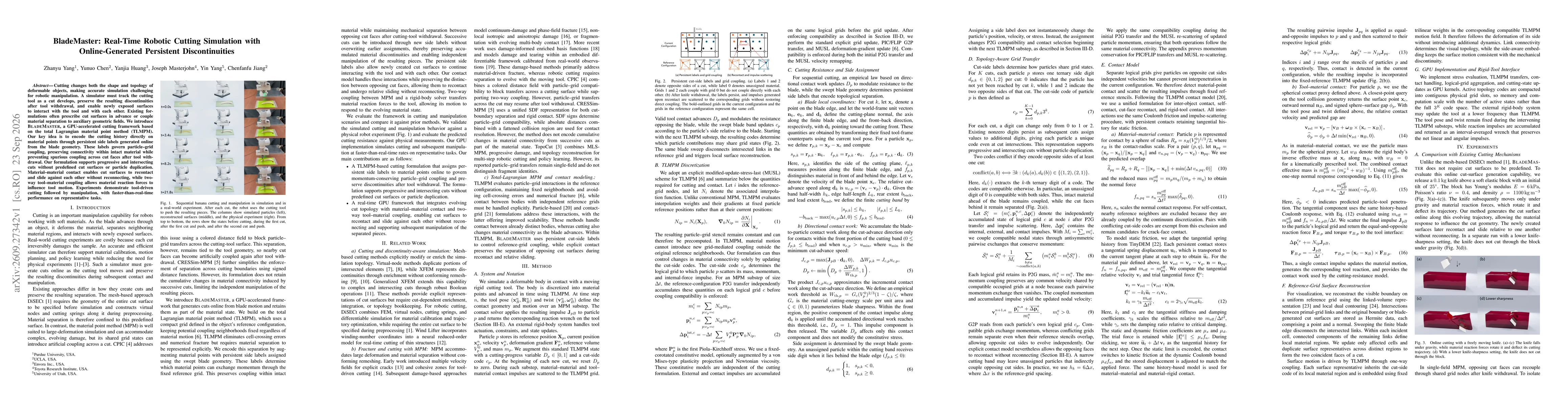Thumbnail for BladeMaster: Real-Time Robotic Cutting Simulation with Online-Generated Persistent Discontinuities