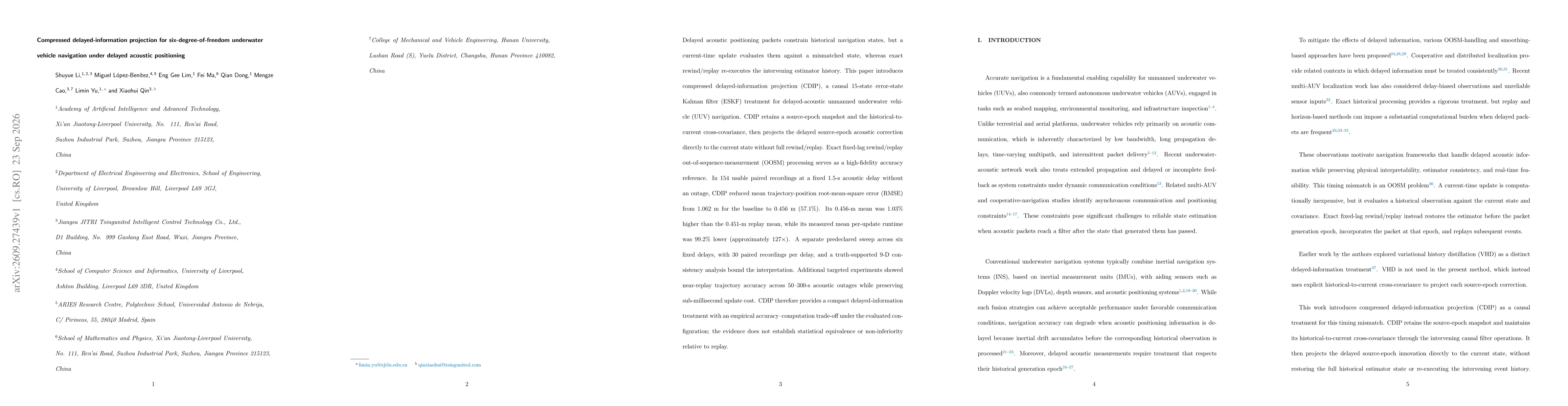 Thumbnail for Compressed delayed-information projection for six-degree-of-freedom underwater vehicle navigation under delayed acoustic positioning